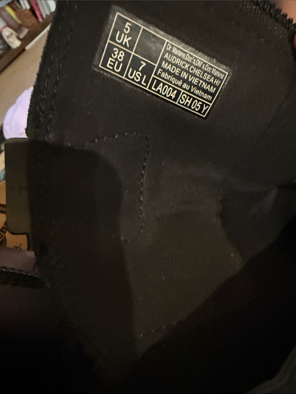 Dr. Martens‎ AUDRICK ALTERNATIVE LEATHER CHELSEA HI PLATFORM BOOTS - Picture 6 of 6